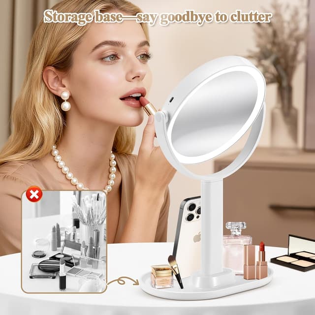 Thumbnail 3 de MOMOKUBA 20x Magnifying Makeup Mirror with Lights
