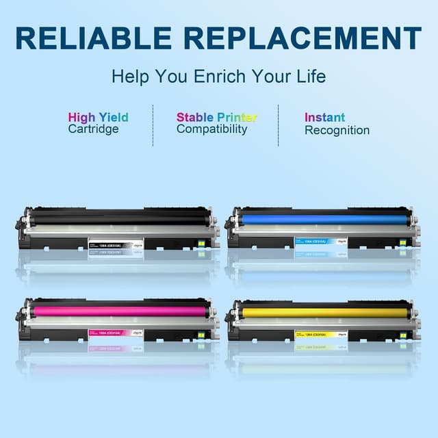 Detalle 2 de Cartucce toner 126A compatibili HP 4 pacchi