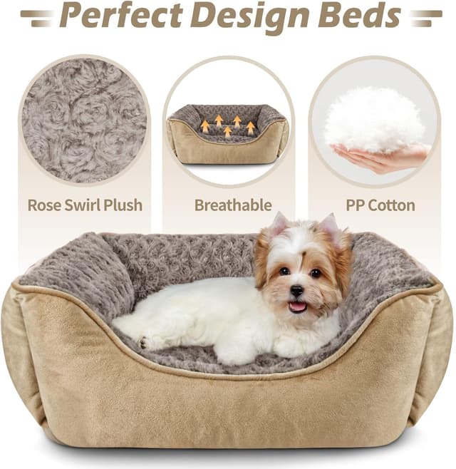 Detalle 2 de JOEJOY Dog Bed Medium Washable Calming