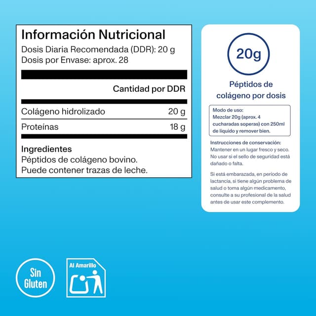 Thumbnail 6 de Vital Proteins Péptidos de Colágeno en Polvo 💧 Sin Sabor 587g