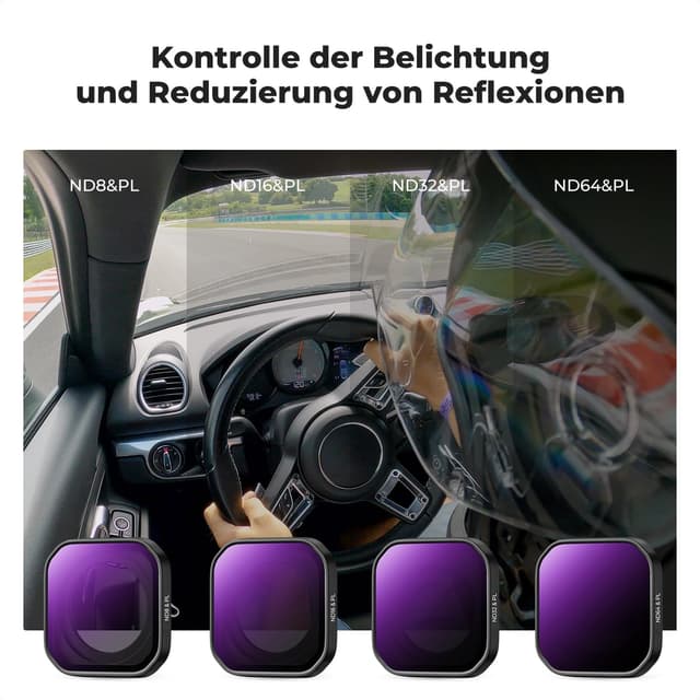 Thumbnail 4 de K&F CONCEPT ND&PL Schraubfilter-Set für Insta360 Ace Pro 2