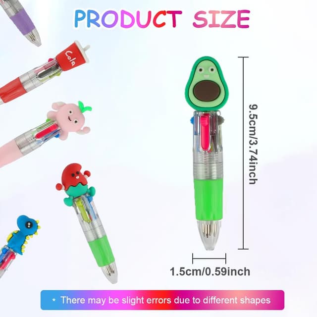 Thumbnail 1 de AOOSU Stylos à bille kawaii 26 pièces