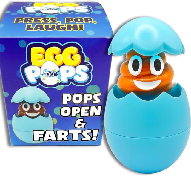 Imagen de Egg Pops Farting Toy Blue en OfertitasTOP
