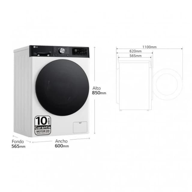 Thumbnail 3 de LG F4WR7510AGH AI Direct Drive 10 kg