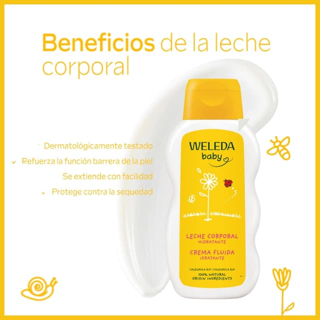 Detalle 2 de Weleda Leche Corporal Caléndula 200 ml