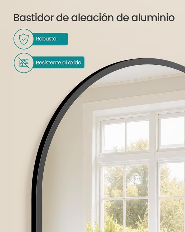 Thumbnail 3 de SONGMICS LWM011BD01 espejo 91 x 61 cm