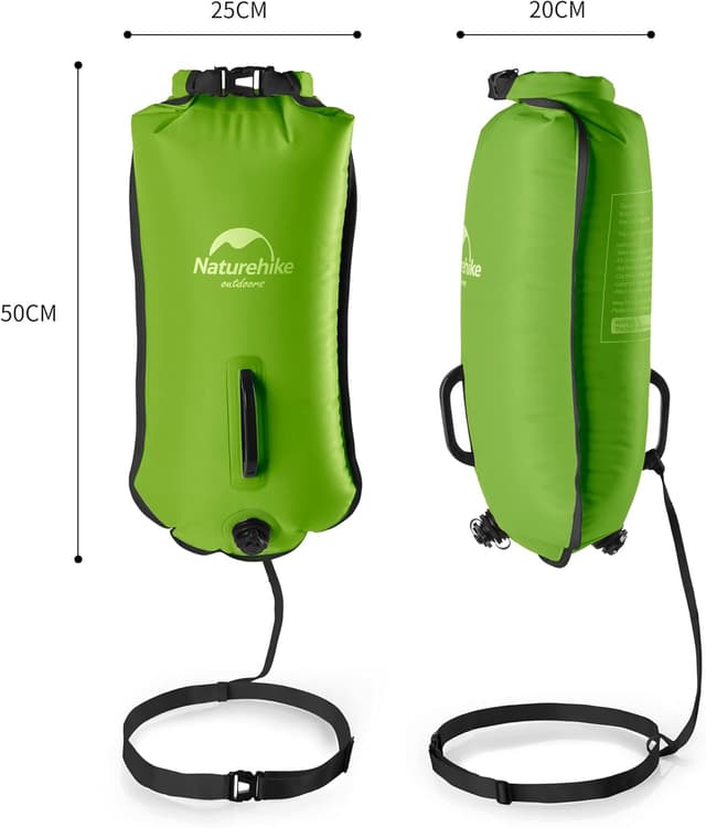 Detalle de Naturehike Piscina gonfiabile 18 l: sacco da nuoto impermeabile con doppio airbag e galleggiamento 18 kg