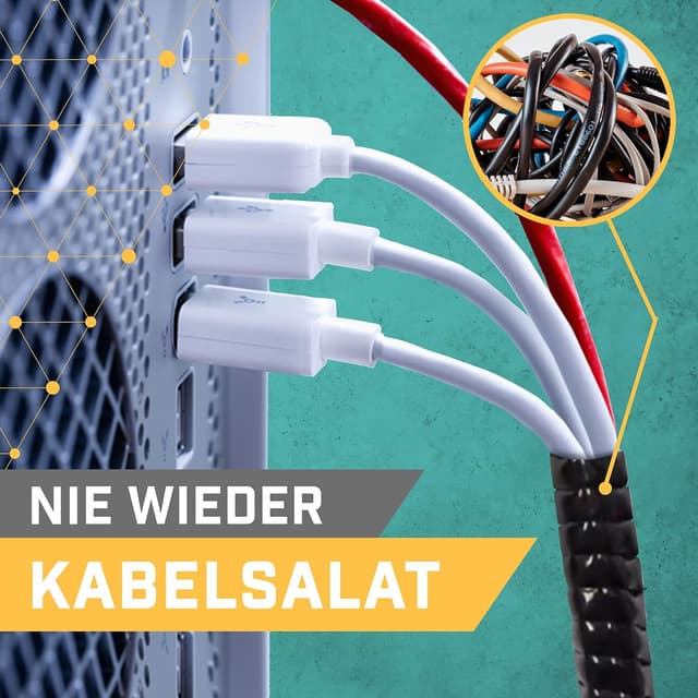 Detalle 2 de Purovi Kabelkanal Kabel Organizer 10 m