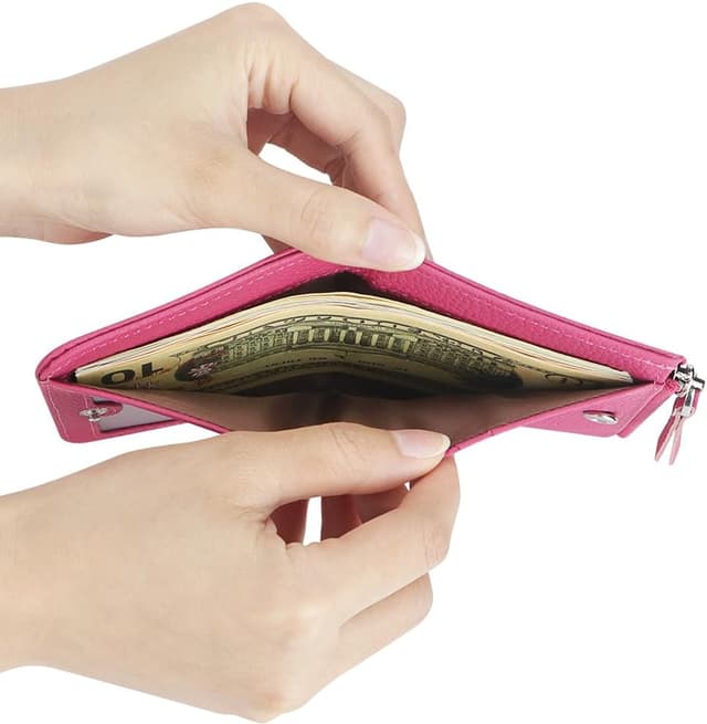 Detalle de Royal Bagger RFID-Blockierung Slim Bifold Geldbörse aus echtem Leder (Gelb) 3201