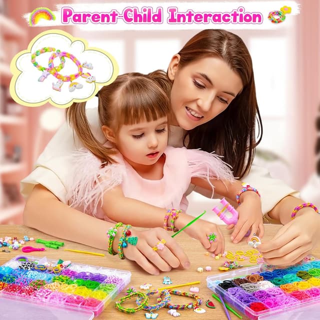 Thumbnail 6 de CGBOOM 5000+ Loom BĂ€nder Set 62 Farben đš