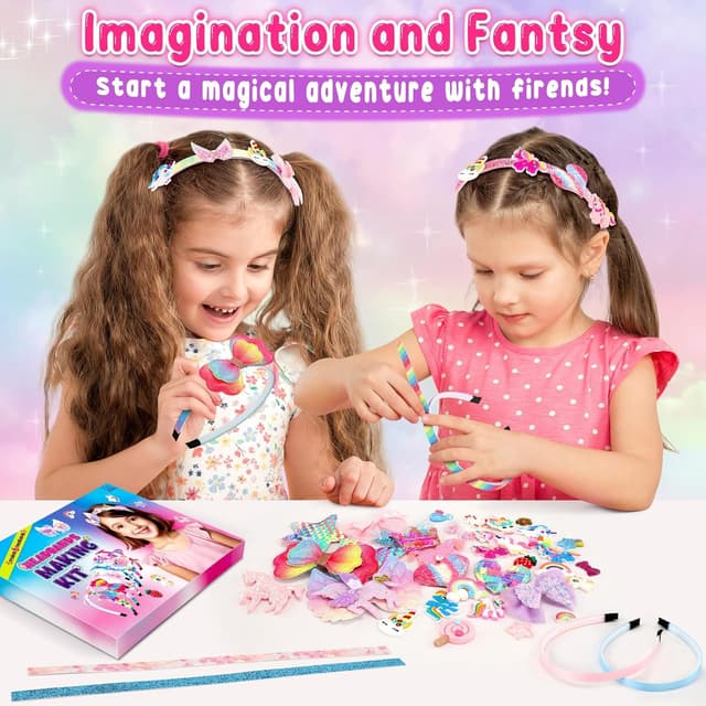 Thumbnail 5 de Pourbibi Unicorn Headband Making Kit for Kids ๐
