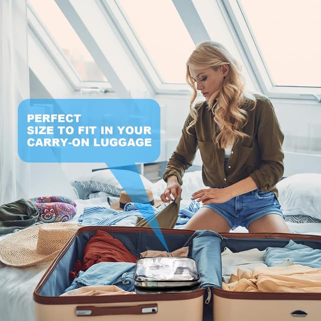 Thumbnail 5 de OSDUE Kulturbeutel Set 2 Stück Transparentes Reiseetui