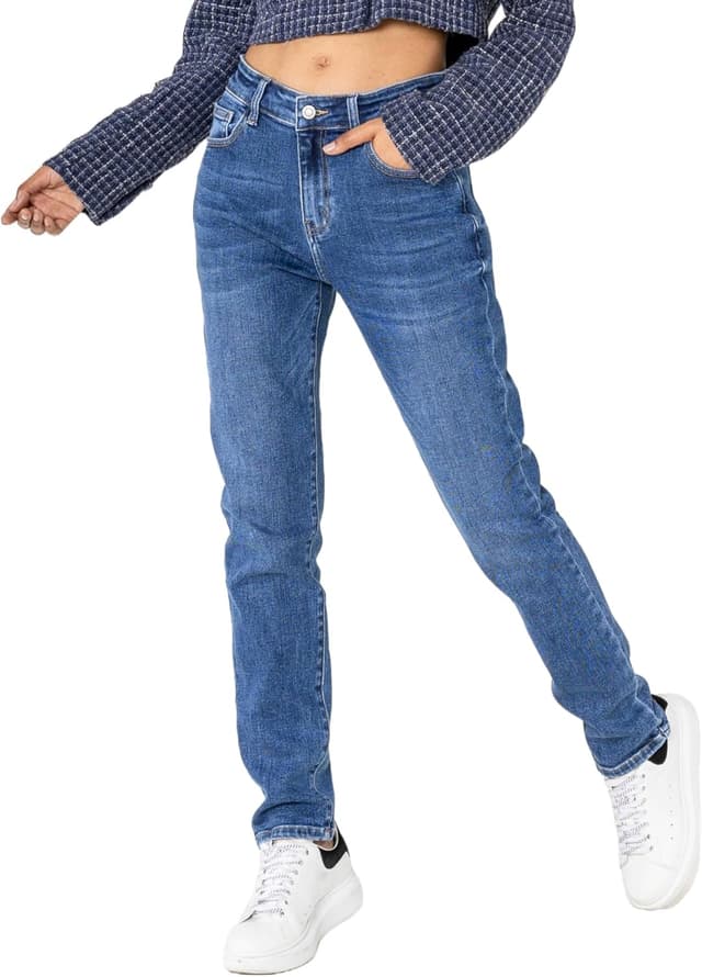 Thumbnail 3 de Nina Carter YY305 Damen High-Waist Mom Jeans