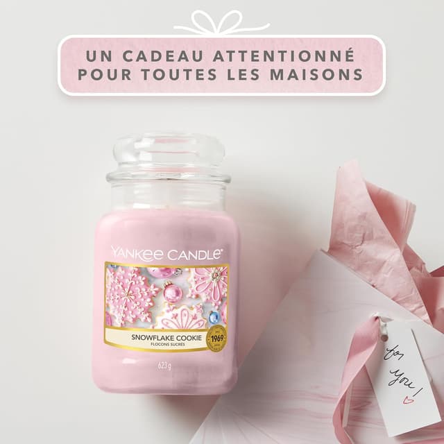 Thumbnail 4 de Yankee Candle bougie jarre parfumée grande taille Flocons sucrés