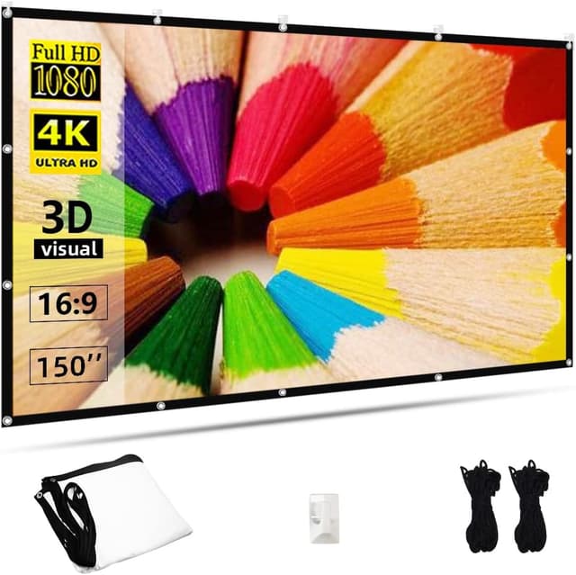 Imagen de TOWOND Projector Screen 150 inch 16:9 en OfertitasTOP