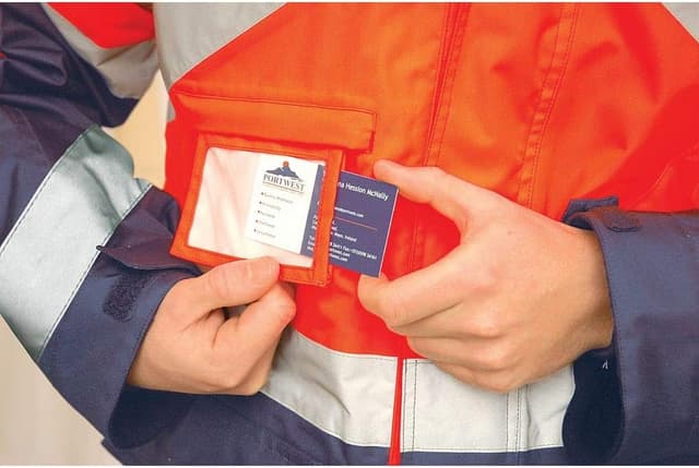 Detalle 2 de Parka haute visibilité bicolore Portwest S760 respirante imperméable jaune/marine (M)