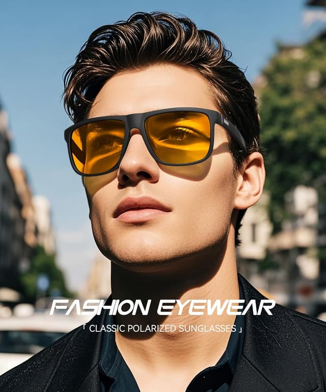 Thumbnail 1 de Perfectmiaoxuan Polarisierte Sonnenbrille Unisex