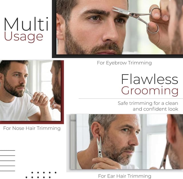 Thumbnail 6 de OCBA Beard Scissor Professional stainless steel scissors ✂