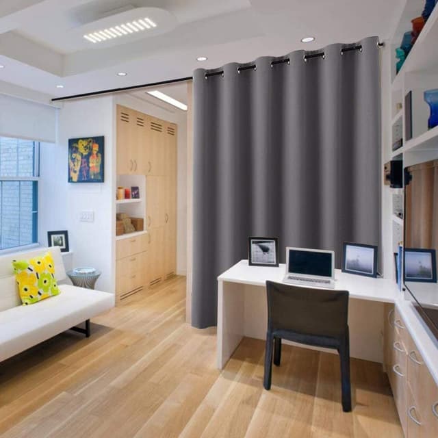 Detalle de PONY DANCE tende oscuranti con doppia camera/isolanti per interni (1 pannello) grigio, 304 x 243 cm