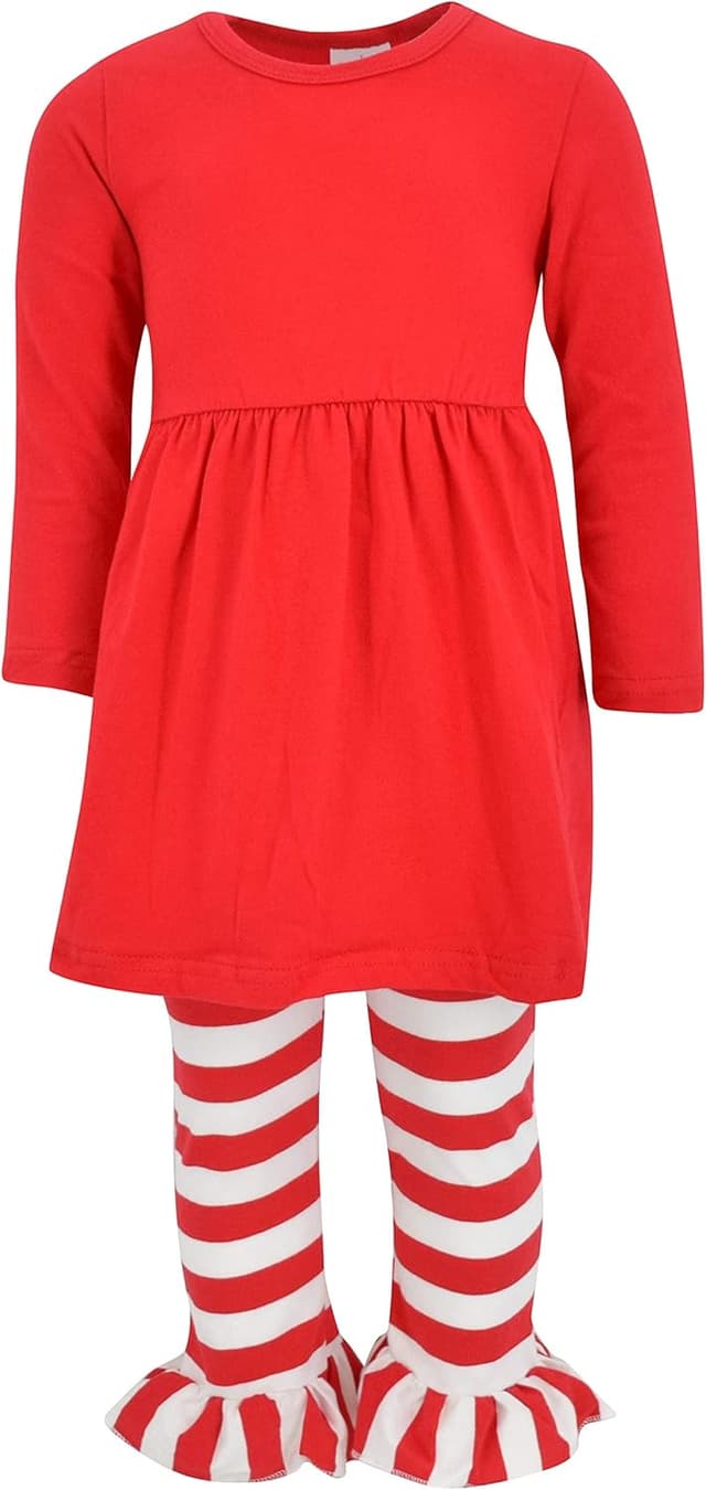 Thumbnail 4 de Unique Baby Girls 3pc Outfit Set