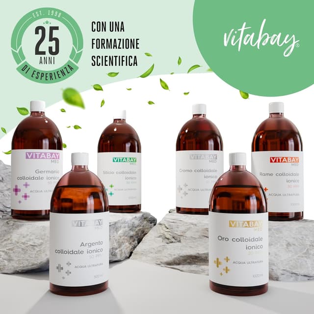 Thumbnail 5 de Vitabay Oro colloidale 20 ppm 500 ml