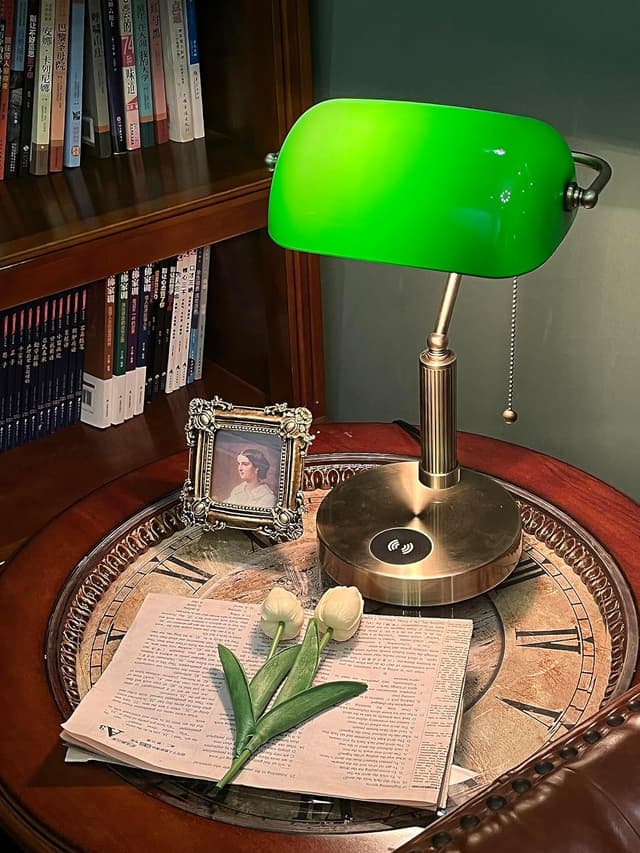 Thumbnail 5 de FIRVRE Bankers Desk Lamp