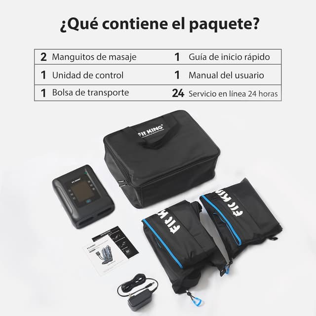 Thumbnail 7 de FIT KING Masajeador Inalámbrico para Piernas con Presoterapia 🦵