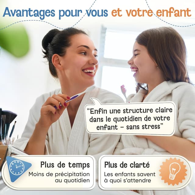 Detalle de LIKARTO Planning journalier magnétique 42x32 cm