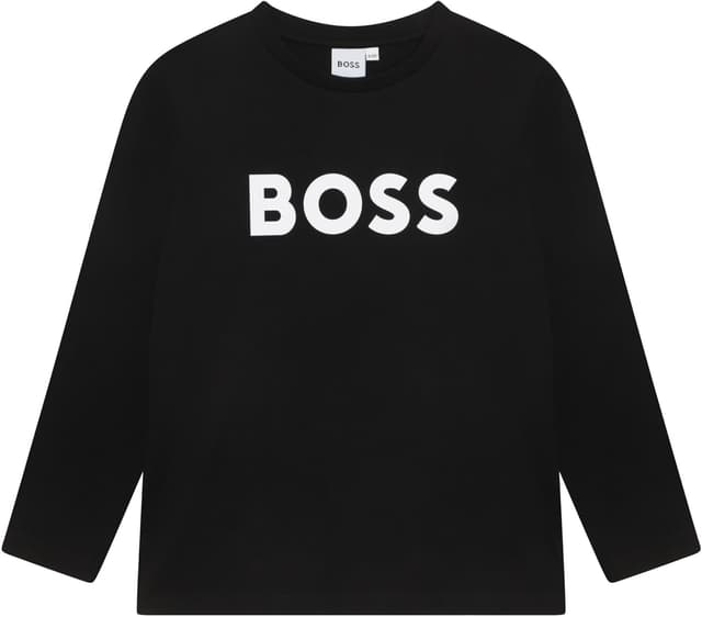 Detalle de BOSS Tee Shirt 100% cotone nero