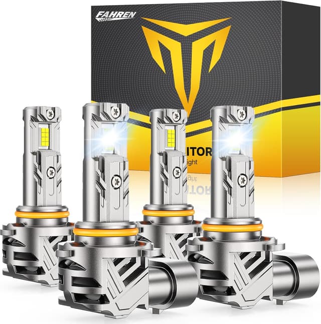 Thumbnail 6 de FAHREN 2026 Upgraded 9012/HIR2 Bulb (75,000LM) 6500K 1:1 Mini Size w/ Cooling Fan — Plug and Play, Pack of 2