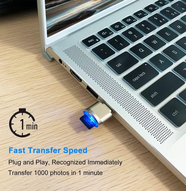 Detalle 2 de Mepsies Lettore Micro SD USB C