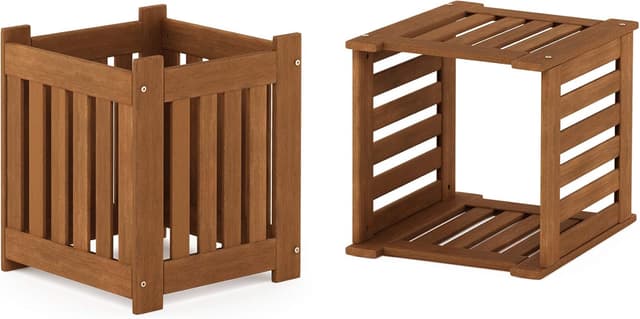 Detalle 1 de Furinno Tioman Fioriera in legno 2 pezzi