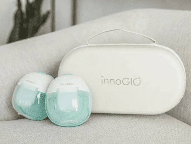 Detalle 2 de InnoGIO GIOmum Line Sacaleches Doble Eléctrico Térmico