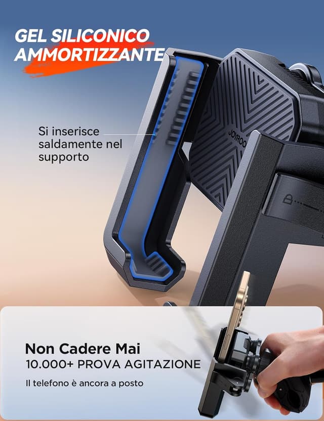 Thumbnail 3 de JOYROOM 2026 Supporto per cellulare moto/bici 4 punti 360°