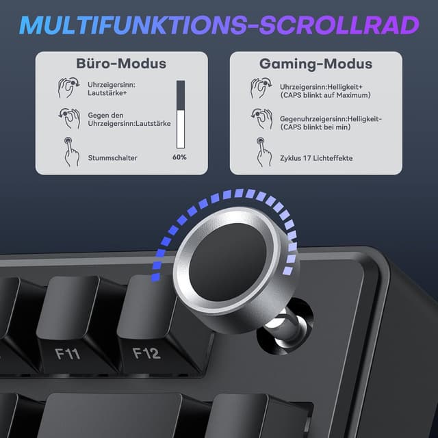 Thumbnail 6 de TECURS MK209 75% mechanische Tastatur đ