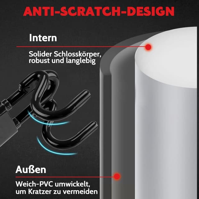 Thumbnail 4 de Tevlaphee Lenkradkralle Lenkradschloss