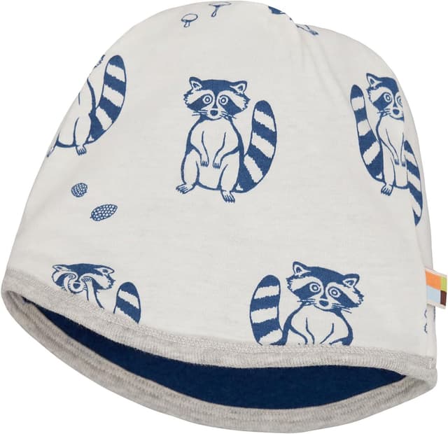 Detalle de loud + proud Unisex Kinder-Wollfleece-Mütze (GOTS-zertifiziert, 100% Wolle)