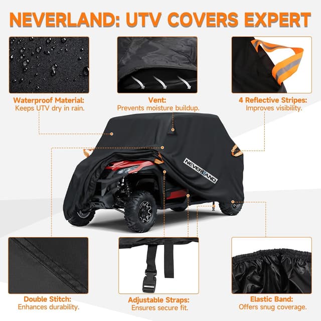Detalle 2 de NEVERLAND UTV Cover 154" Heavy Duty 🌧