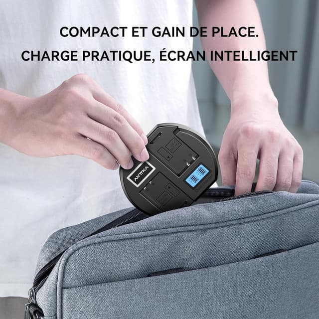 Thumbnail 5 de AKTTKA LP-E17 1500mAh batteries + chargeur USB-C