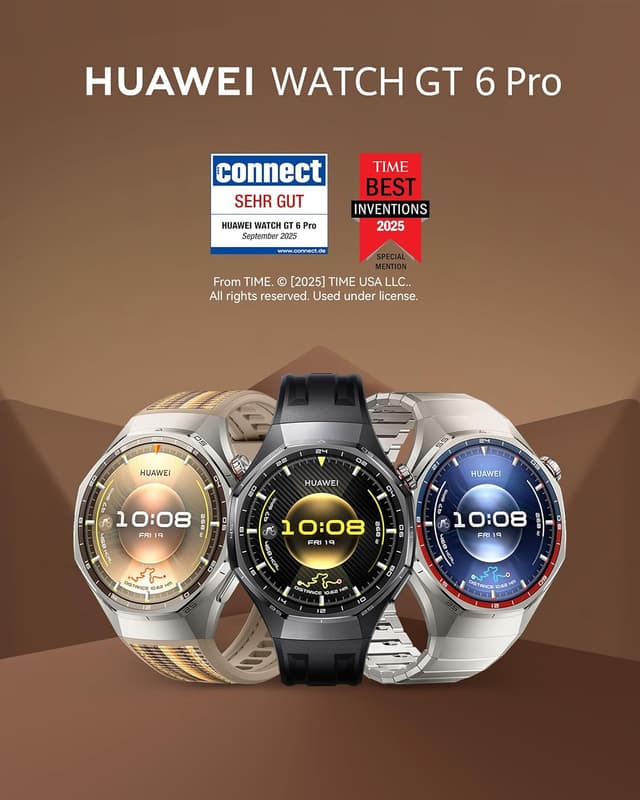 Thumbnail 1 de HUAWEI Watch GT 6 Pro mit 21 Tagen Akku