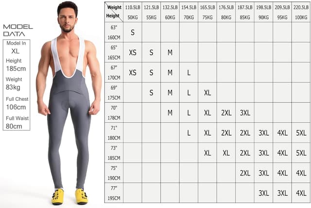 Thumbnail 6 de CEROTIPOLAR thermal fleece cycling bib tights