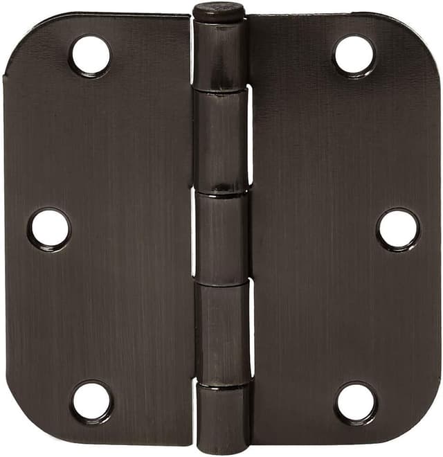 Imagen de Amazon Basics Rounded Door Hinges 3.5 in 🛠 en OfertitasTOP