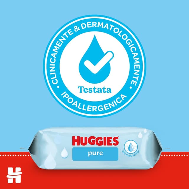 Thumbnail 5 de HUGGIES Pure Baby 1008 salviette neonato