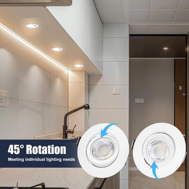 Detalle 2 de LED Einbaustrahler 6 W dimmbar IP44