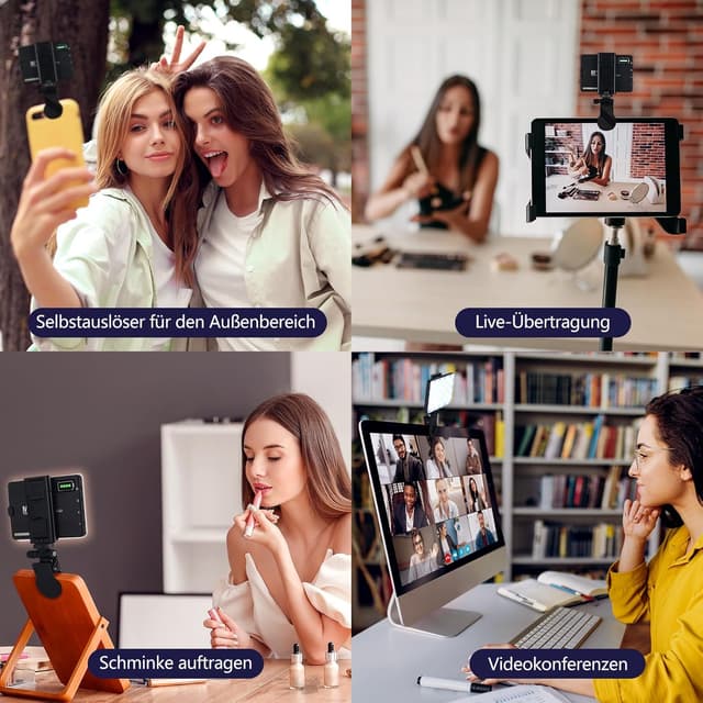 Thumbnail 4 de VKH Selfie Licht 72 LED 1500mAh