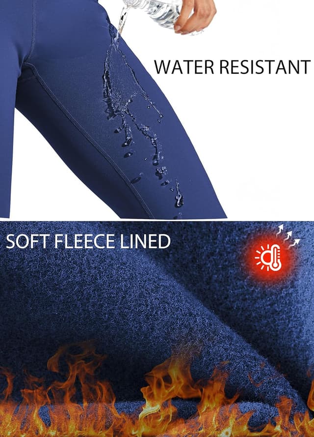 Detalle de WILLIT Thermo Leggings Damen GefĂŒtterte Leggings đ§Ł