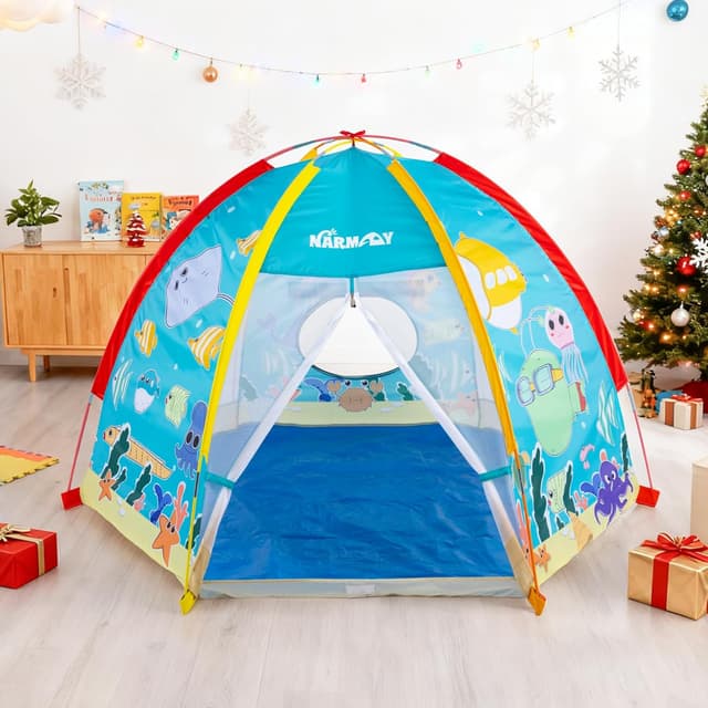 Detalle 2 de NARMAY Spielzelt Ozean-Kuppelzelt 182 x 152 x 121 cm