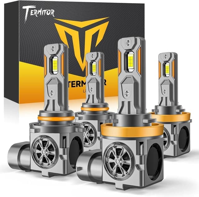 Detalle de Termitor H11/H9 & 9005/HB3 Bulbs 4-Pack