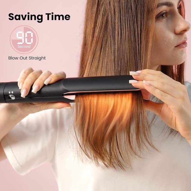 Detalle de Air Haarglätter „Air Haarglätter“ – Luftstrom-Glätteisen für Styling mit weniger Haarbruch