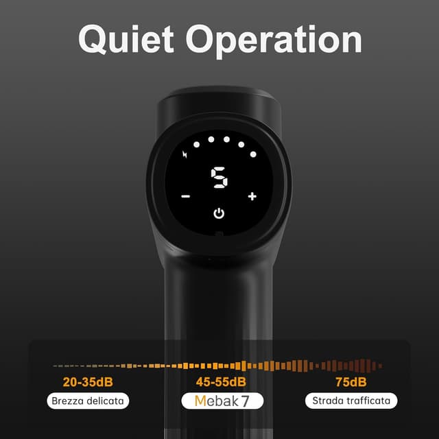 Detalle de Mebak 7 massaggiatore per tessuti profondi